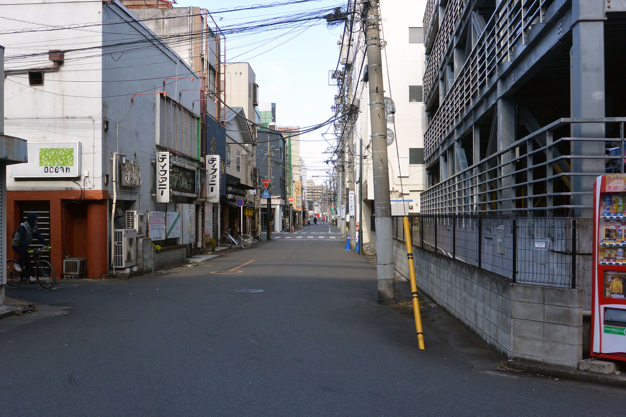 前方の風景